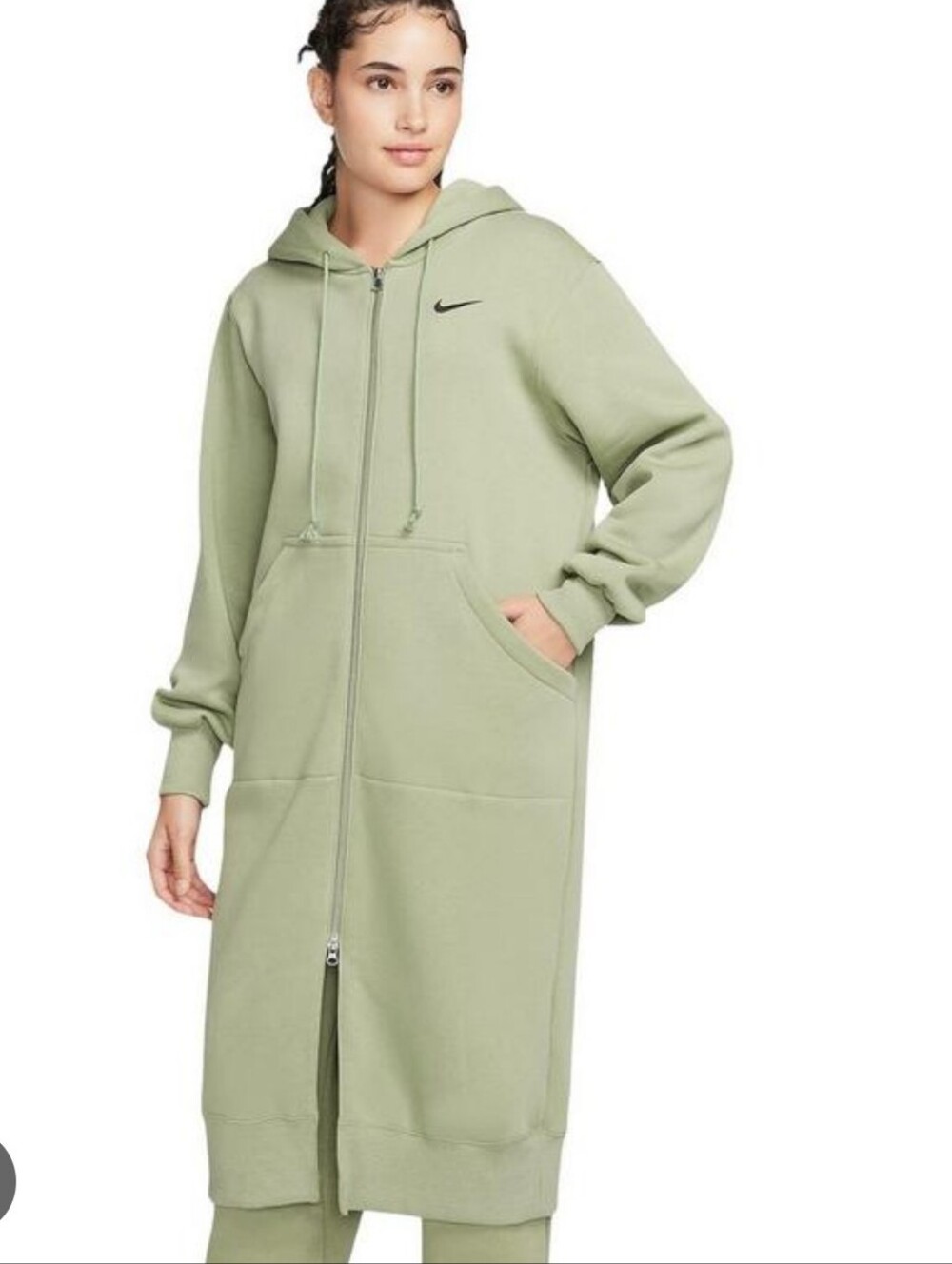 NIKE PHOENIX FLEECE OVERSIZED SPORTSWEAR LONG ZIP JACKET